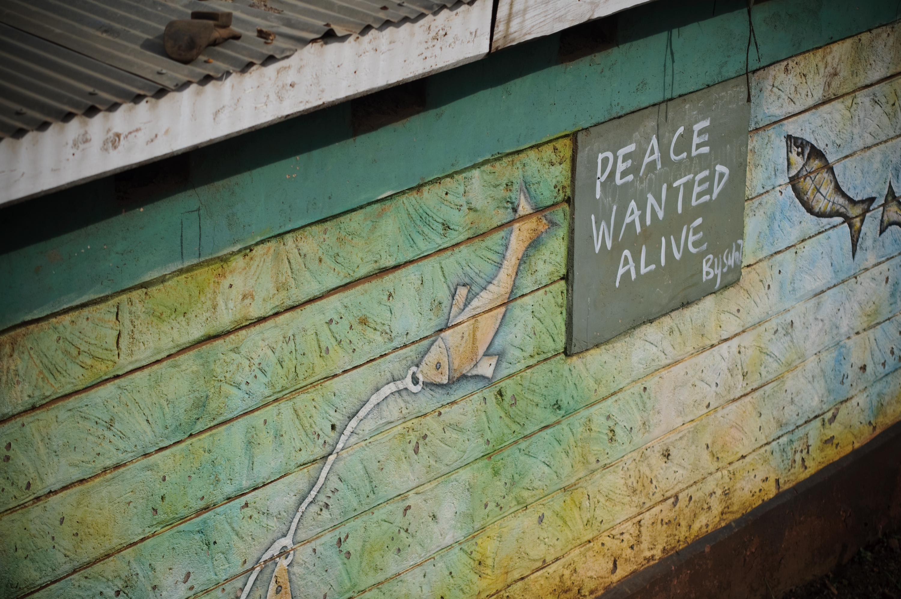 Photo: Tim Freccia/CARE A mural seen throughout Kibera, Kenya.