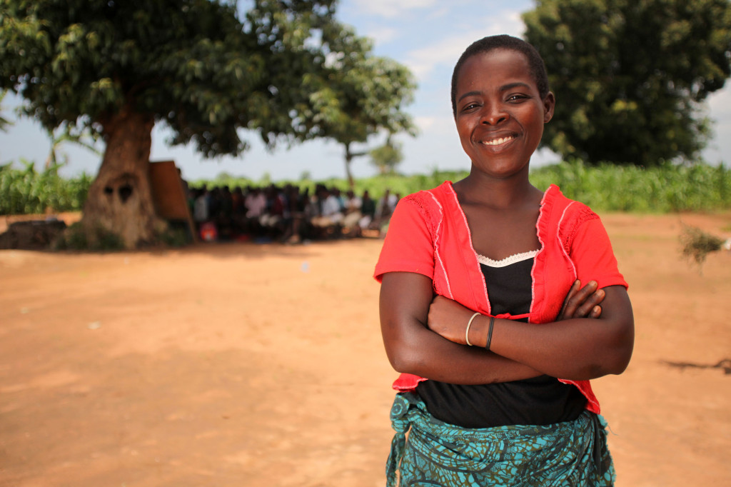 Lobina is a member of the Mothers' Group in Malita's village, who volunteer their time to help keep children in school.