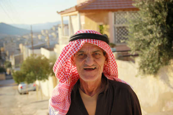 Maathal, Syrian refugee in Mafraq, Northern Jordan: “I wish the bombs hadn’t killed three of my grand-daughters. I wish I could see them grow up. They would have become wonderful people.” © CARE/Johanna Mitscherlich