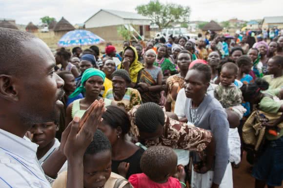 South Sudan CARE Soap distribution
