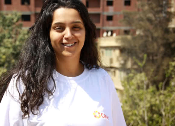 Sandra works in CARE's Women's Rights program in CARE Egypt