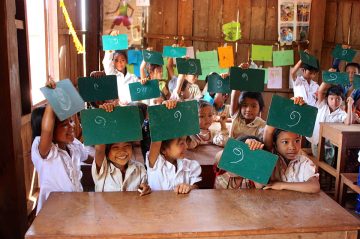 Khmer – Cambodia’s national language – is the only language of instruction in public schools, but few of the ethnic groups in the north-east provinces speak or understand it. ©Laura Hill/CARE