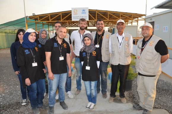 The CARE team at Azraq