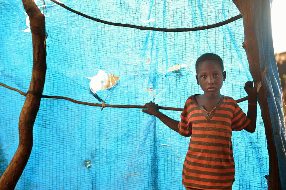 Child in South Sudan
