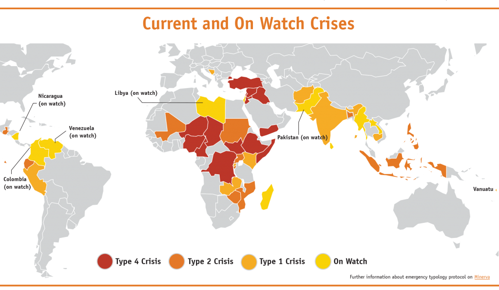 Emergencies watch list