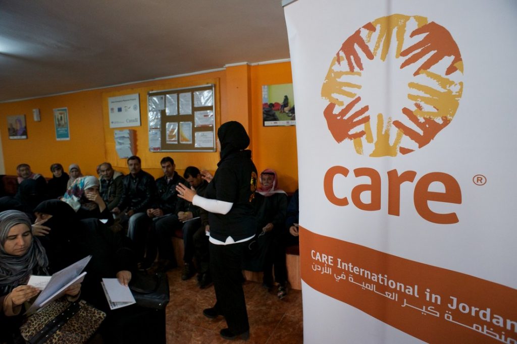 Group meeting at CARE in Irbid