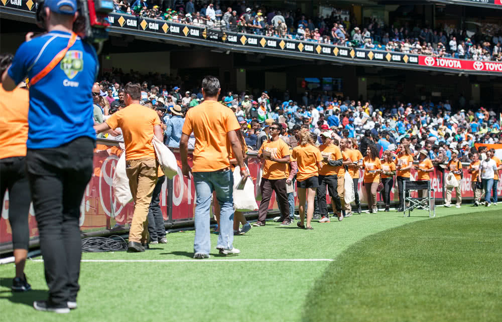 Volunteers at MCG