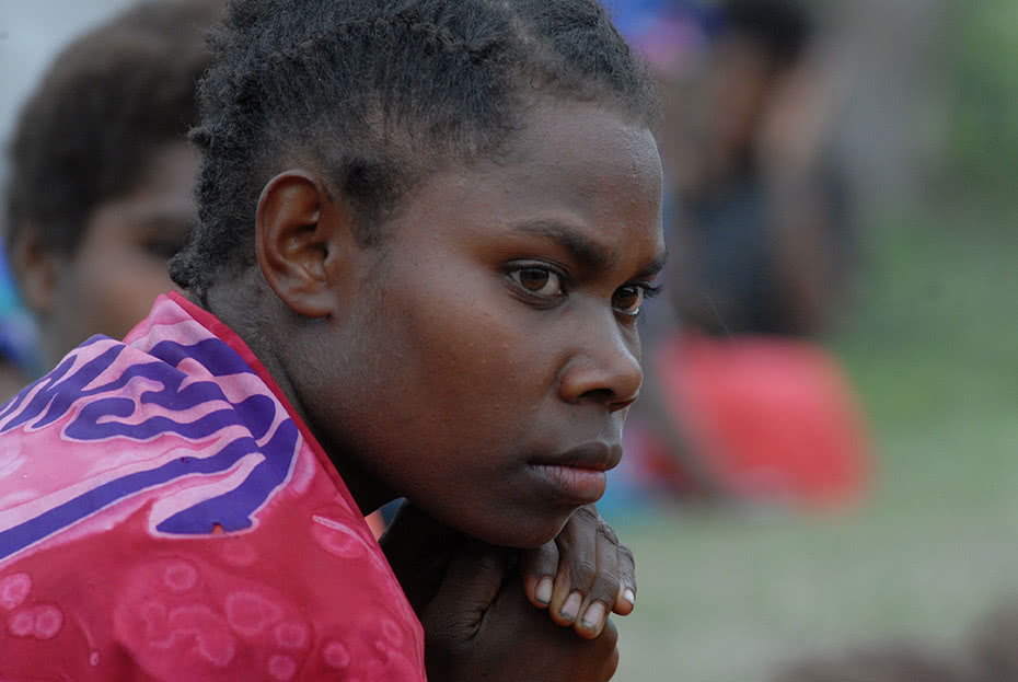 Woman in Vanuatu