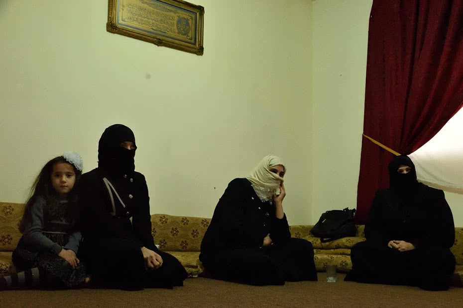 Rania, Hana and Ghosoun are all friends - and Syrian refugees.