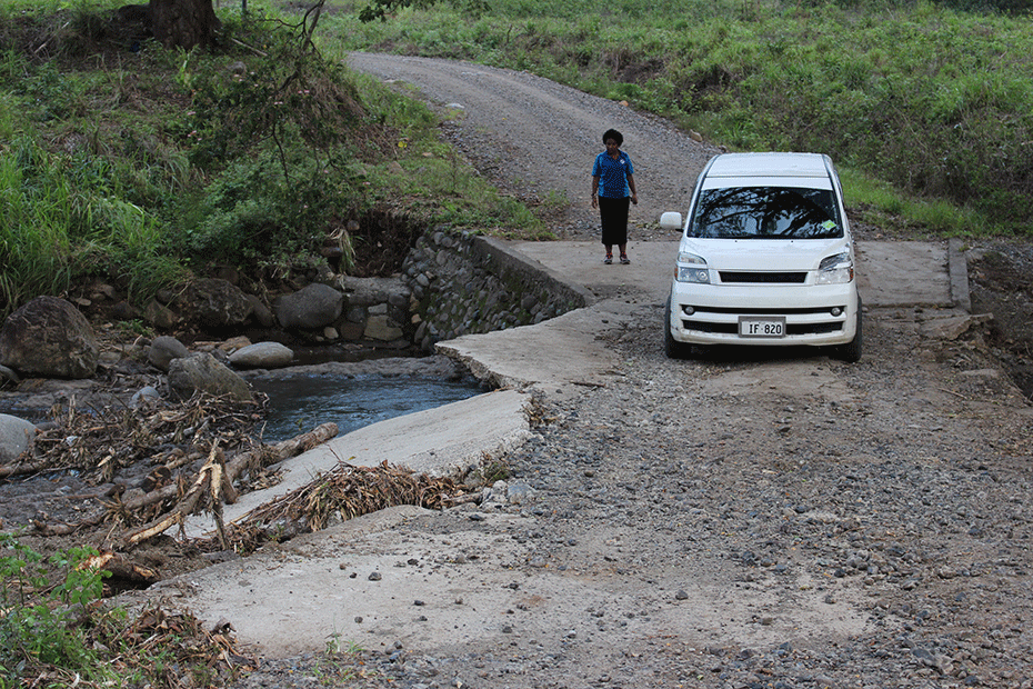 Conservation Officer for CARE's Fijian partner Live & Learn Sophy Buinimasi had her roof blown off during Cyclone Winston.