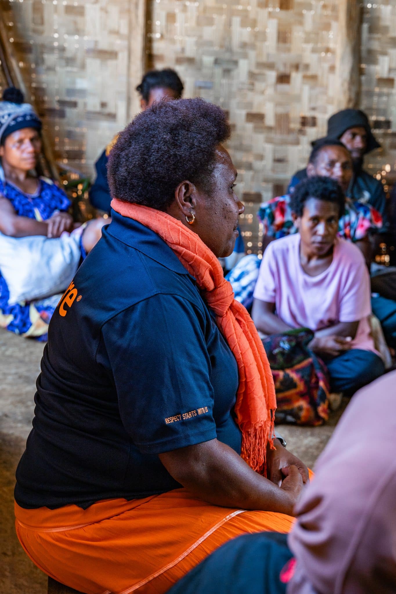 Sonia during a community visit.